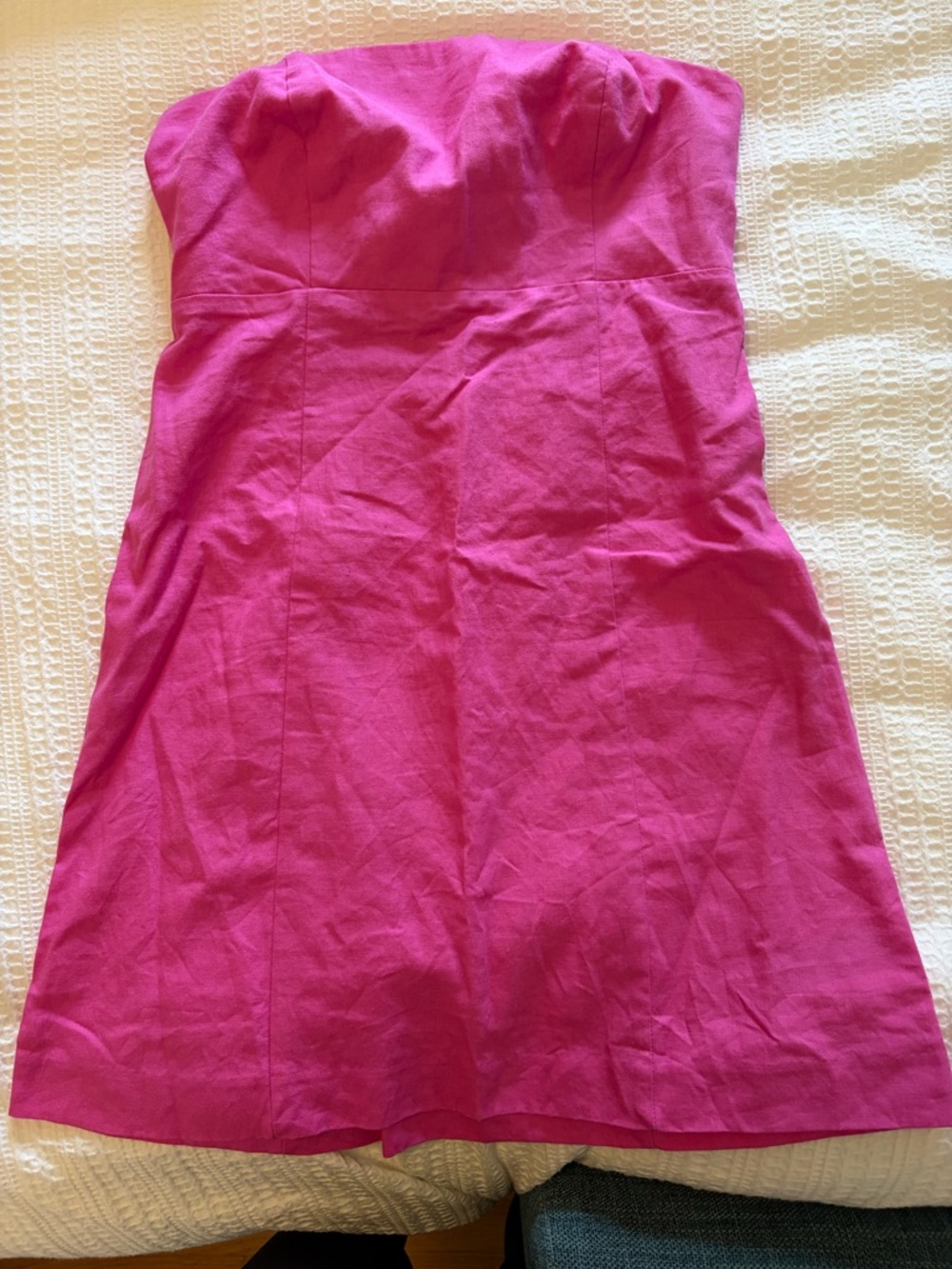 GAP Bright Pink Strapless Dress
